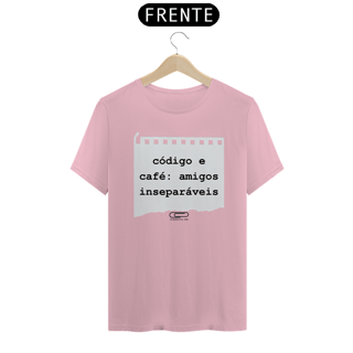 Nome do produto Camiseta Código e Café
