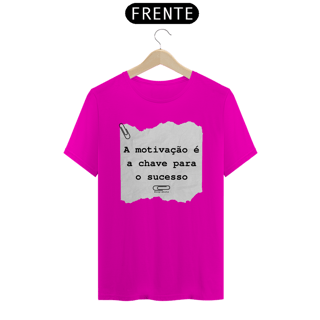 Nome do produto Camiseta Motivação Sucesso