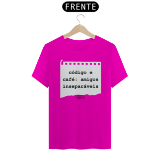 Nome do produto Camiseta Código e Café
