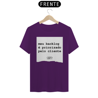 Nome do produto Camiseta Backlog Priorizado pelo Cliente