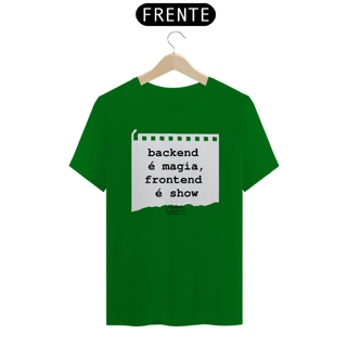 Nome do produto Camiseta Backend é Magia