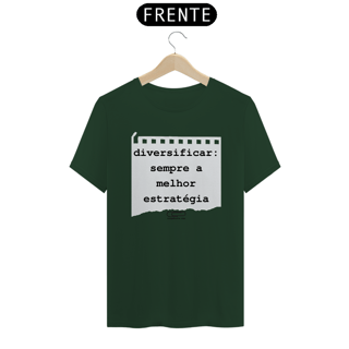 Nome do produto Camiseta Diversificar sempre