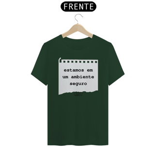 Nome do produto Camiseta Ambiente Seguro