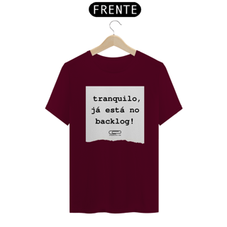 Nome do produto Camiseta Está no Backlog
