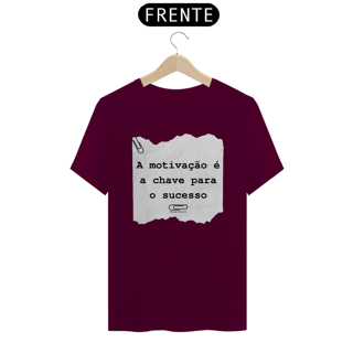 Nome do produto Camiseta Motivação Sucesso