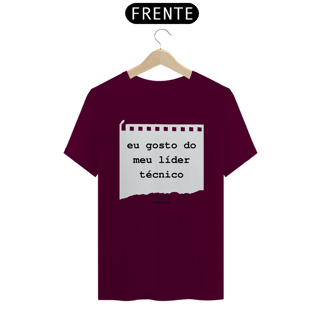 Nome do produto Camiseta Gosto do Meu Líder Técnico