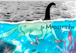 Nome do produto Pôster Monstro do lago Nes... WTF!? - Sr. Monstrinho