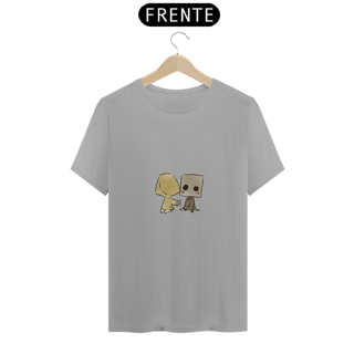 Nome do produto Camiseta Little Nightmares - Mono e Six desenho