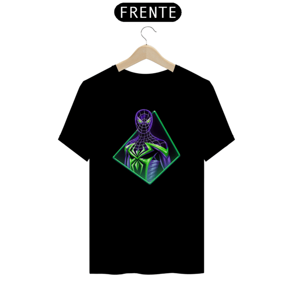 Camiseta Spider-Man Miles Morales: traje da soberania roxa
