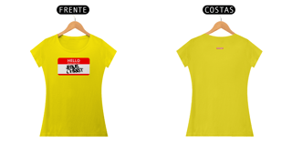 Nome do produto 0024B - Camiseta Feminina Babylong Hello