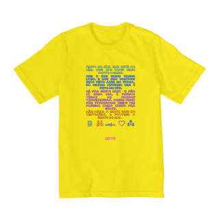 Nome do produto 0008K - Camiseta Infantil Papai do céu