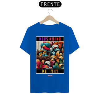 Nome do produto 0017 - Camiseta Unissex Deus Cuida de Mim