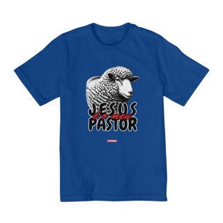 Nome do produto 0001K - Camiseta Infantil Jesus meu Pastor
