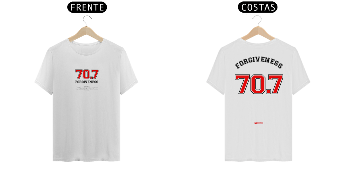 Nome do produto: 0026 - Camiseta Unissex 70.7