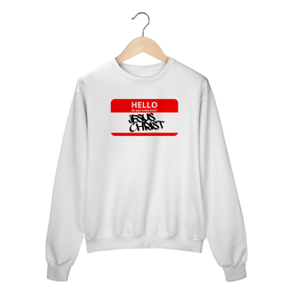 Nome do produto 0024M - Moletom Unissex Hello