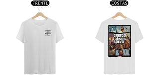 Nome do produto 0043 - Camiseta Unissex CJS Frente e Verso