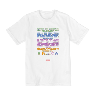 Nome do produto 0008K - Camiseta Infantil Papai do céu
