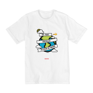 Nome do produto 0011k - Camiseta Infantil Ide