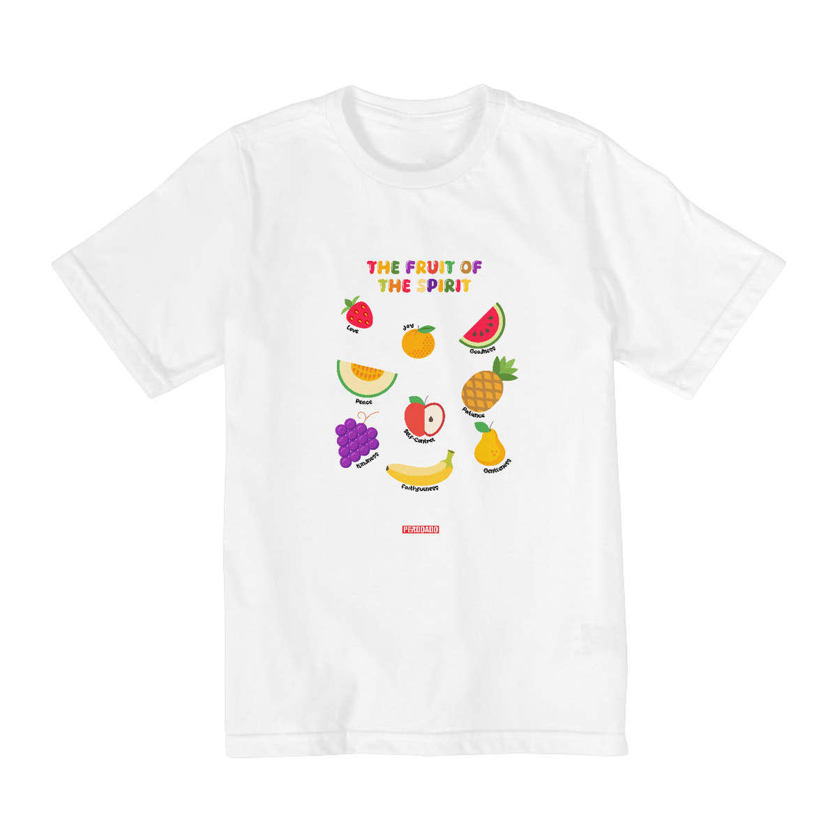Nome do produto: 0013k - Camiseta Infantil Fruit od the Spirit
