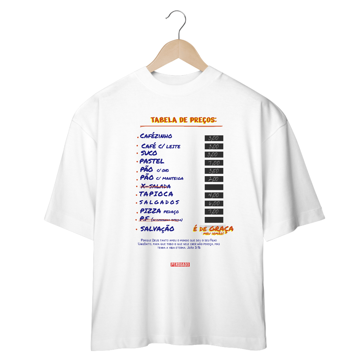 Nome do produto: 0055OS - Camiseta Oversized Salvação