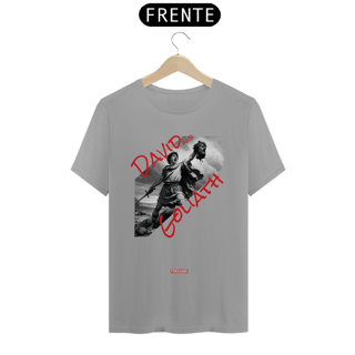 Nome do produto 0015 - Camiseta Unissex David and Goliath