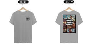 Nome do produto 0043 - Camiseta Unissex CJS Frente e Verso
