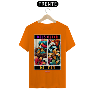Nome do produto 0017 - Camiseta Unissex Deus Cuida de Mim