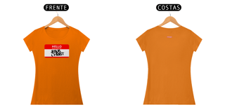 Nome do produto 0024B - Camiseta Feminina Babylong Hello