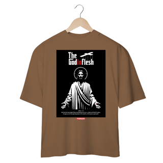 Nome do produto 0054OS - Camiseta Oversized TheGodInFlesh