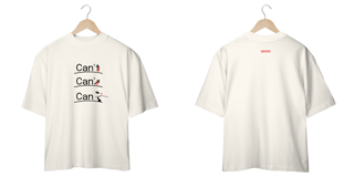 Nome do produto 0044 - Camiseta Oversized Can
