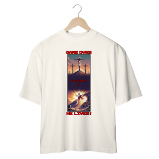 Nome do produto 0008OS - Camiseta Oversized Game Over
