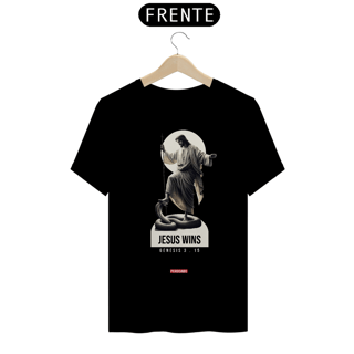 0014 - Camiseta Unissex Jesus Wins