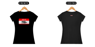 Nome do produto 0024B - Camiseta Feminina Babylong Hello