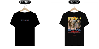 Nome do produto 0029 - Camiseta Unissex Burning Heart