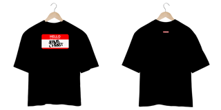 Nome do produto 0024OS - Camiseta Oversized Hello