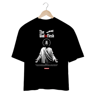Nome do produto 0054OS - Camiseta Oversized TheGodInFlesh