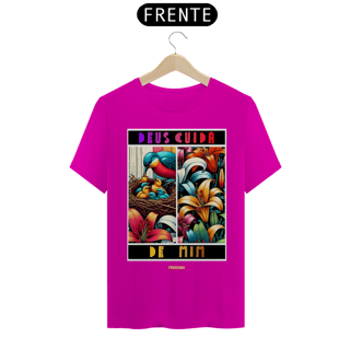 Nome do produto 0017 - Camiseta Unissex Deus Cuida de Mim
