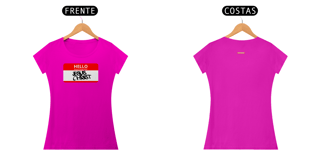 Nome do produto 0024B - Camiseta Feminina Babylong Hello