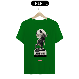 Nome do produto 0014 - Camiseta Unissex Jesus Wins