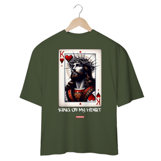 Nome do produto 0030OS - Camiseta Oversized King of My Heart