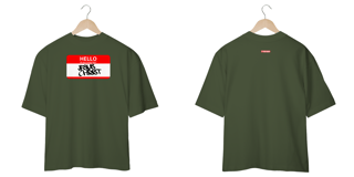 Nome do produto 0024OS - Camiseta Oversized Hello