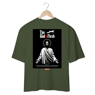 Nome do produto 0054OS - Camiseta Oversized TheGodInFlesh