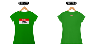 Nome do produto 0024B - Camiseta Feminina Babylong Hello