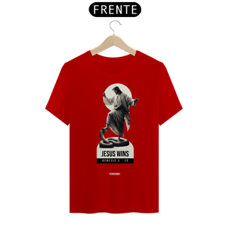 Nome do produto 0014 - Camiseta Unissex Jesus Wins