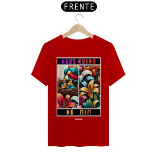 Nome do produto 0017 - Camiseta Unissex Deus Cuida de Mim