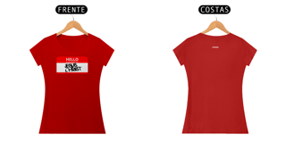 Nome do produto 0024B - Camiseta Feminina Babylong Hello