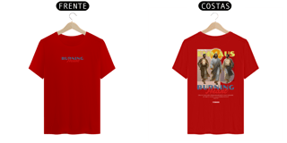 Nome do produto 0029 - Camiseta Unissex Burning Heart