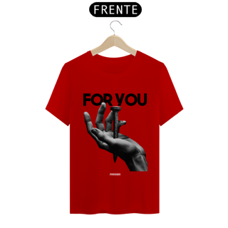 Nome do produto 0039 - Camiseta Unissex For YOu