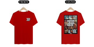 Nome do produto 0043 - Camiseta Unissex CJS Frente e Verso