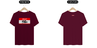 Nome do produto 0024 - Camiseta Unissex Hello
